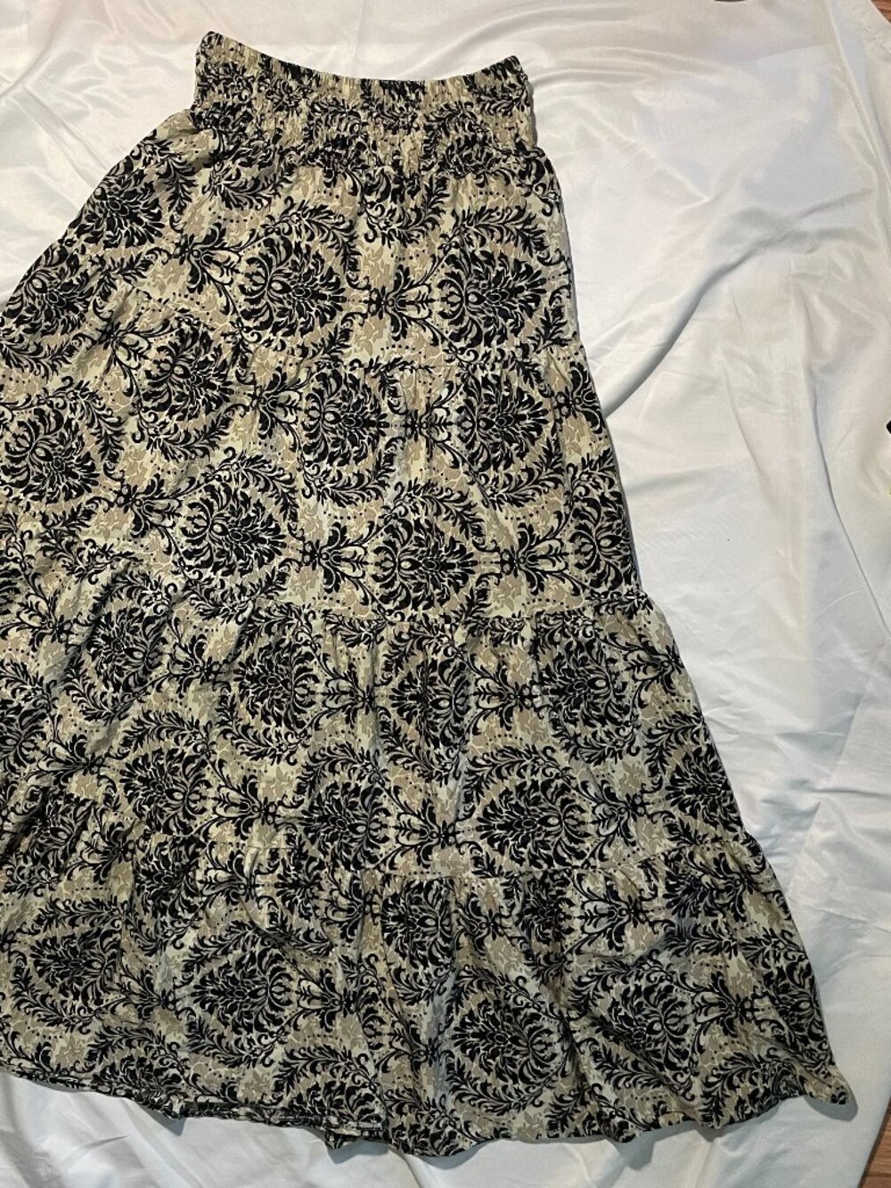 High Wasted Long Skirt